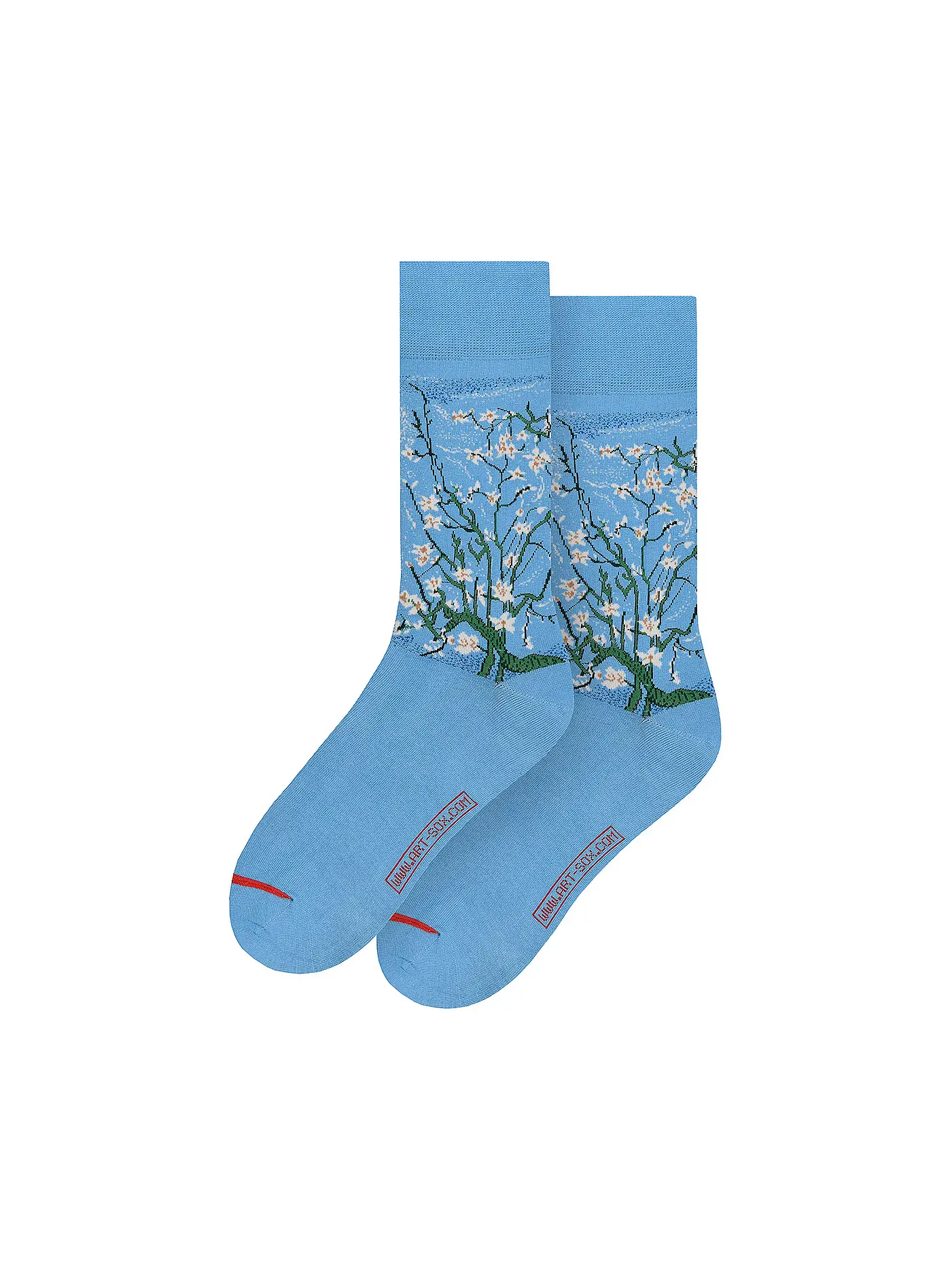 MUSEARTA | Herren Socken ALMOND BLOSSOM - V. GOGH light blue (46-49) | 